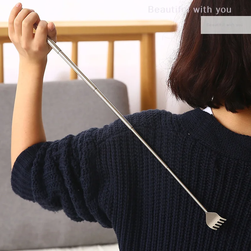 

Stainless Steel Claw Back Scraper Telescopic Retractable Back Scratcher Extendible Body Massage Hackle Itch Stick Health Care