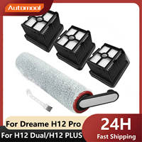 Fit For Dreame H12 Dual  H12 Pro  H12 Plus H13 Pro Plus Ultra / M13 Beta Wet Dry Vacuum Parts Soft Roller Brush Filter
