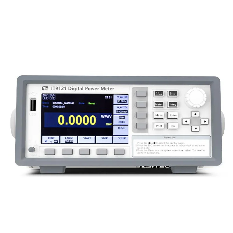 ITECh IT9121 Benchtop Digital Power Meter Wattmeter 600V/20A
