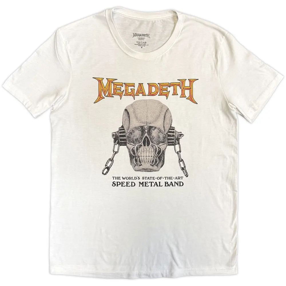 2026 Fit Megadeth Graphic Cotton T-shirt Unisex Summer Short Sleeve Fashion Brand Tee Luxury Casual Vintage Tees