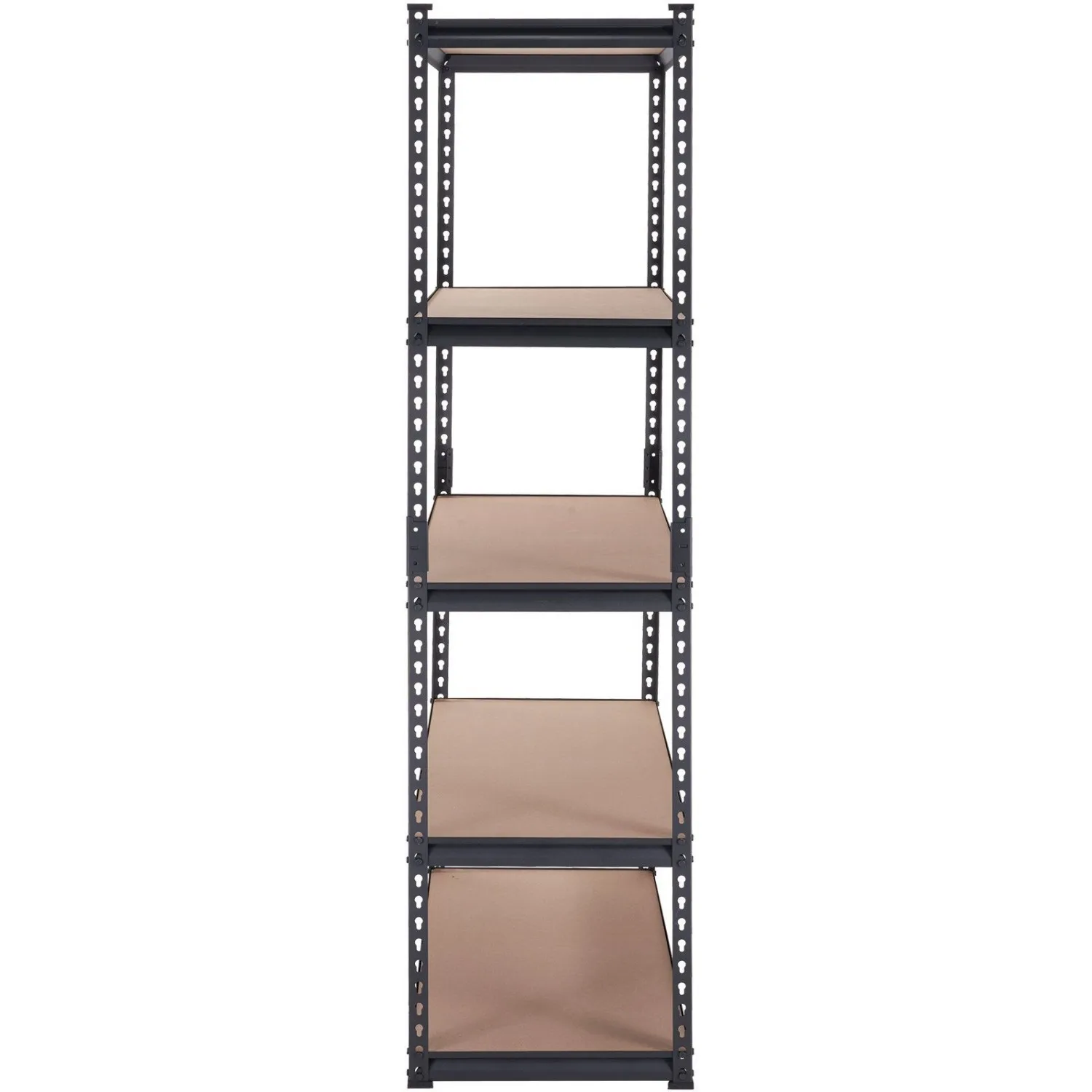 

Прямая поставка Стеллаж, 5-уровневый регулируемый, емкость 2000 фунтов, сверхмощные гаражные полки, металлический органайзер, универсальная стойка, черный, 3