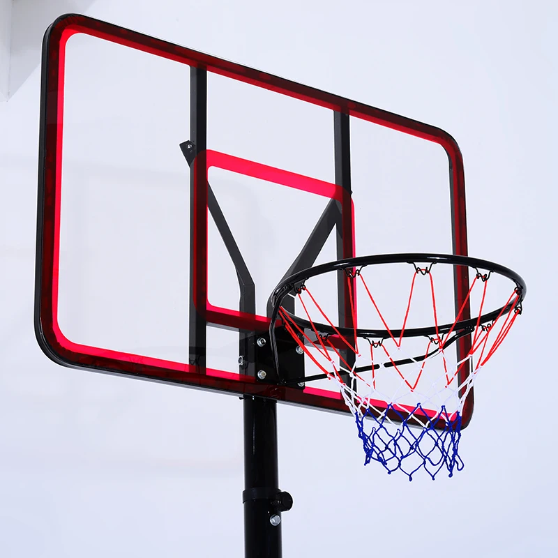 공장 공급 고품질 휴대용 이동식 농구대 높이 조절 가능 야외 농구 골대