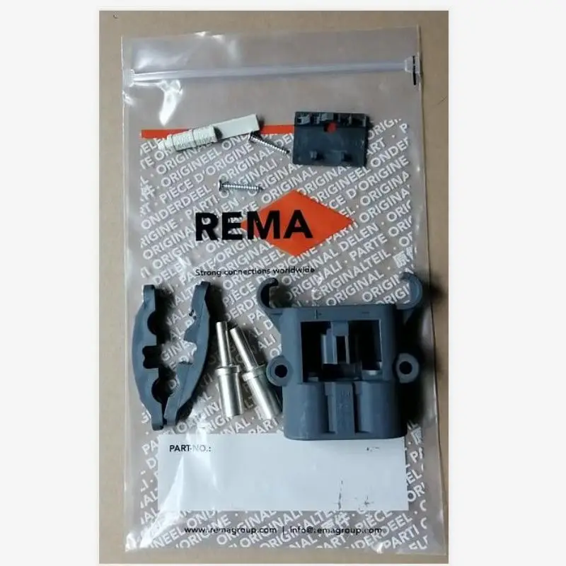 Genuine REMA DIN 80A 150V Power Connector Male Charger Plug Battery Socket,Forklift Pallet Truck Golf Cart Vehicle Accessories