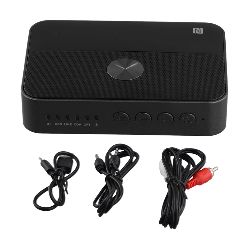 

2 In 1NFC Bluetooth 5.3 Receiver And Transmitter 3.5Mm Aux Coaxial Optical Digital To Analog Audio Adapter