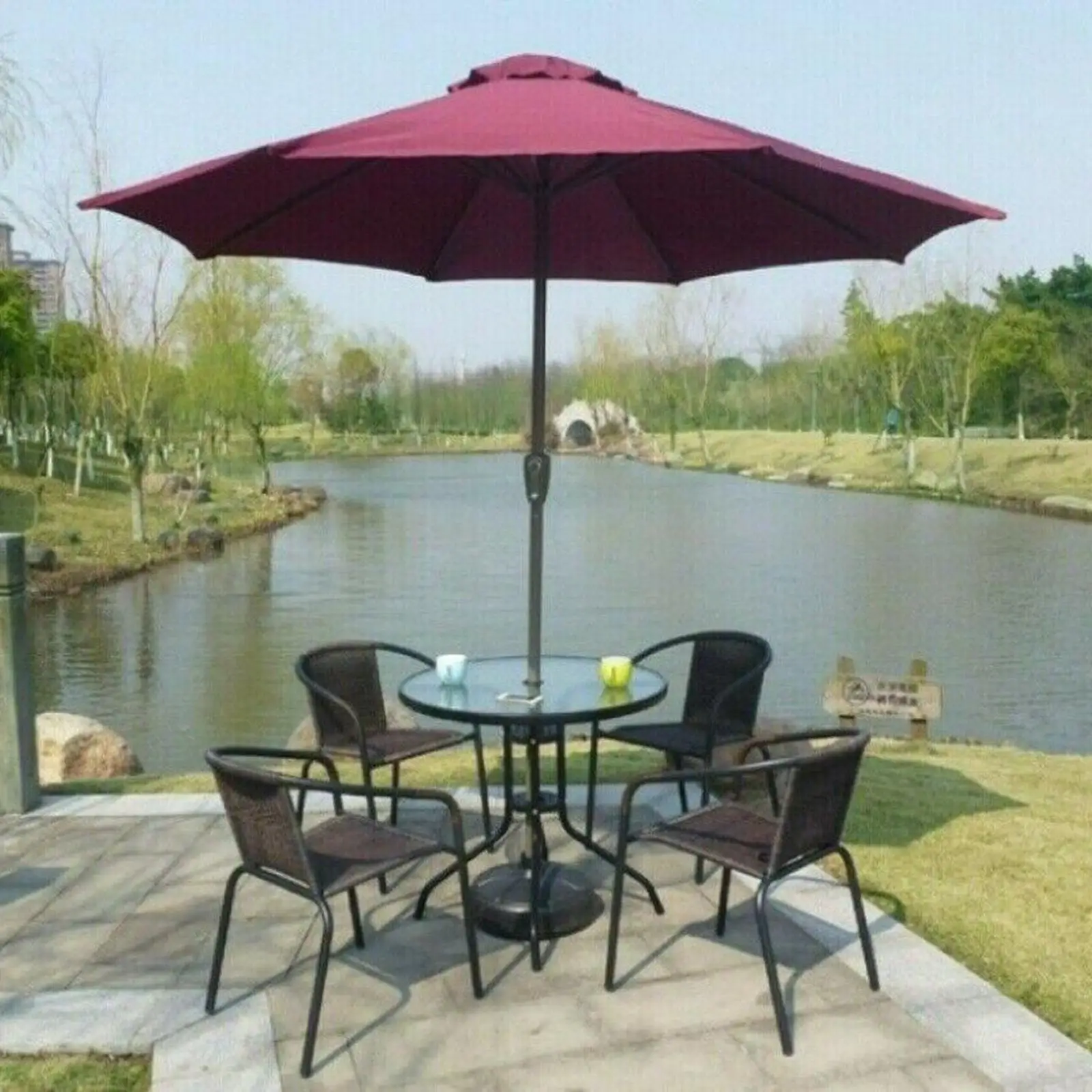 

Heavy Duty Umbrella Stand Base Adjustable for Sun Protection Umbrellas Outside Patio Balcony Pool and Garden
