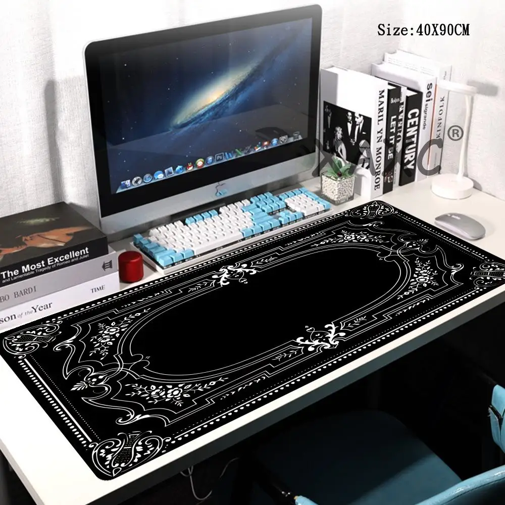 

HYBXAXC New black Persian Carpet Mysterious Retro Mouse Pad Pc Gamer Mousepad Rubber Mouse Mat Gaming Keyboard Pads Desk Mat