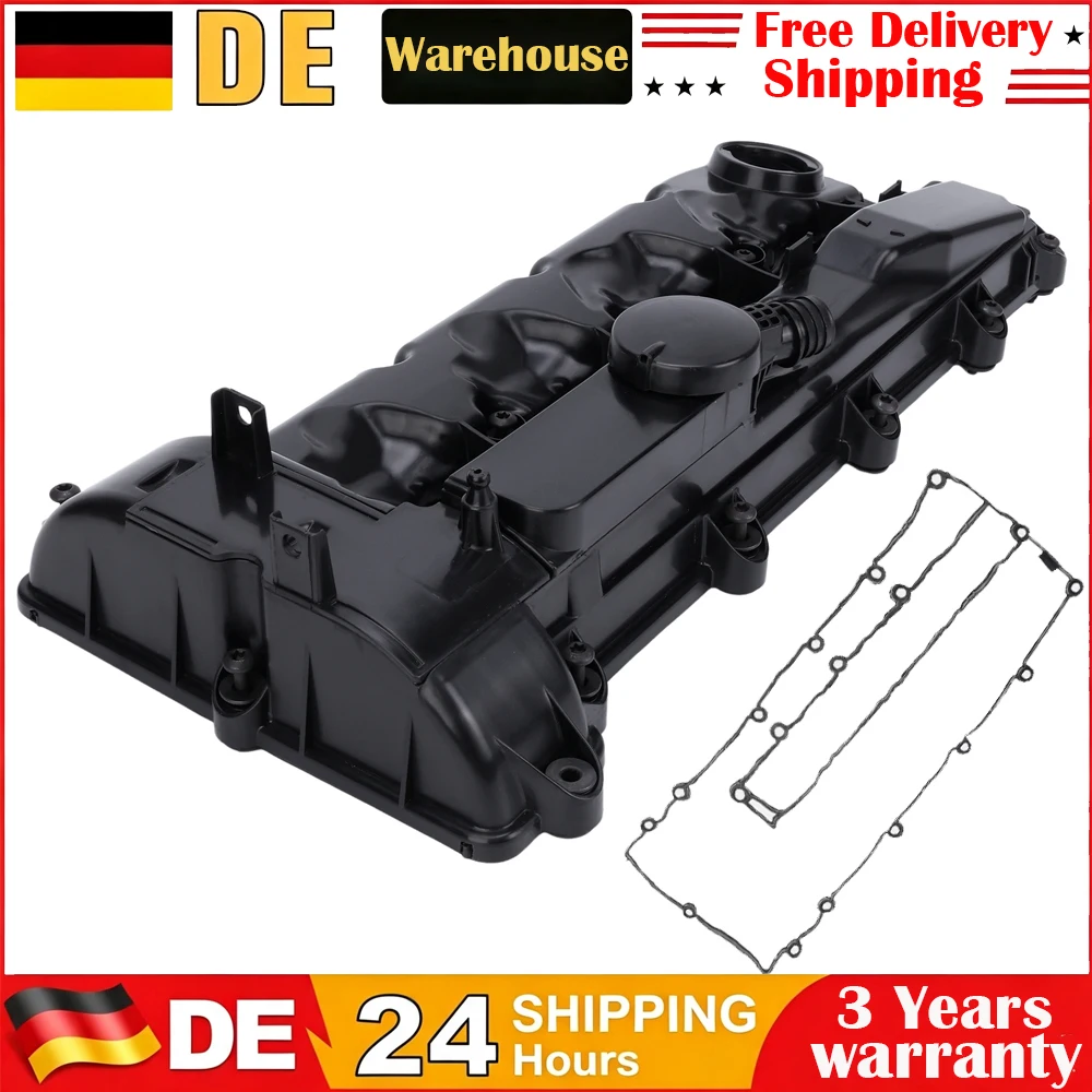1 Stück Motorventildeckel mit Dichtung für Mercedes-Benz C-Klasse W204 W205 2010-2018 Autozubehör 6510108918 6510101230