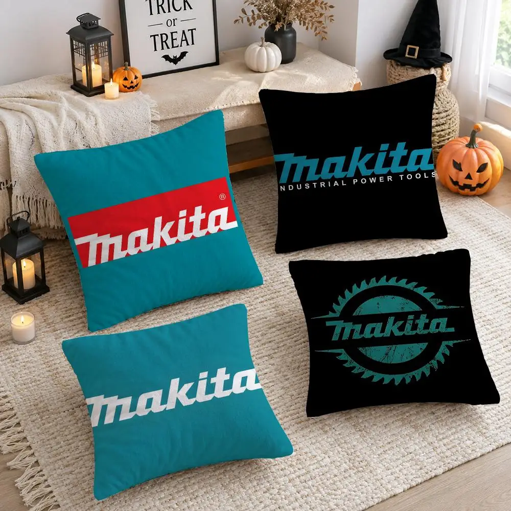 Fashion Brand M-Makitas Cushion Cover Plush Decorative Pillow Case With Hidden Zipper Cutecore Room Decor For Home