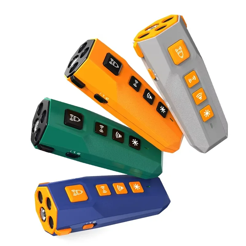 

For TIZE Rechargeable Anti Bark Ultrasonic Dog Training Device with 3 Sonic Emitters Handheld Dog Repeller Barking Deterrent
