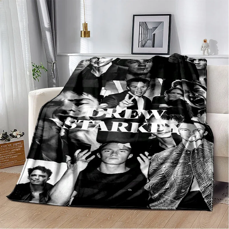 Customize 3D Drew Starkey Rafe Cameron Soft Plush Blanket,Flannel Blanket Throw Blanket for Living Room Bedroom Bed Sofa Picnic