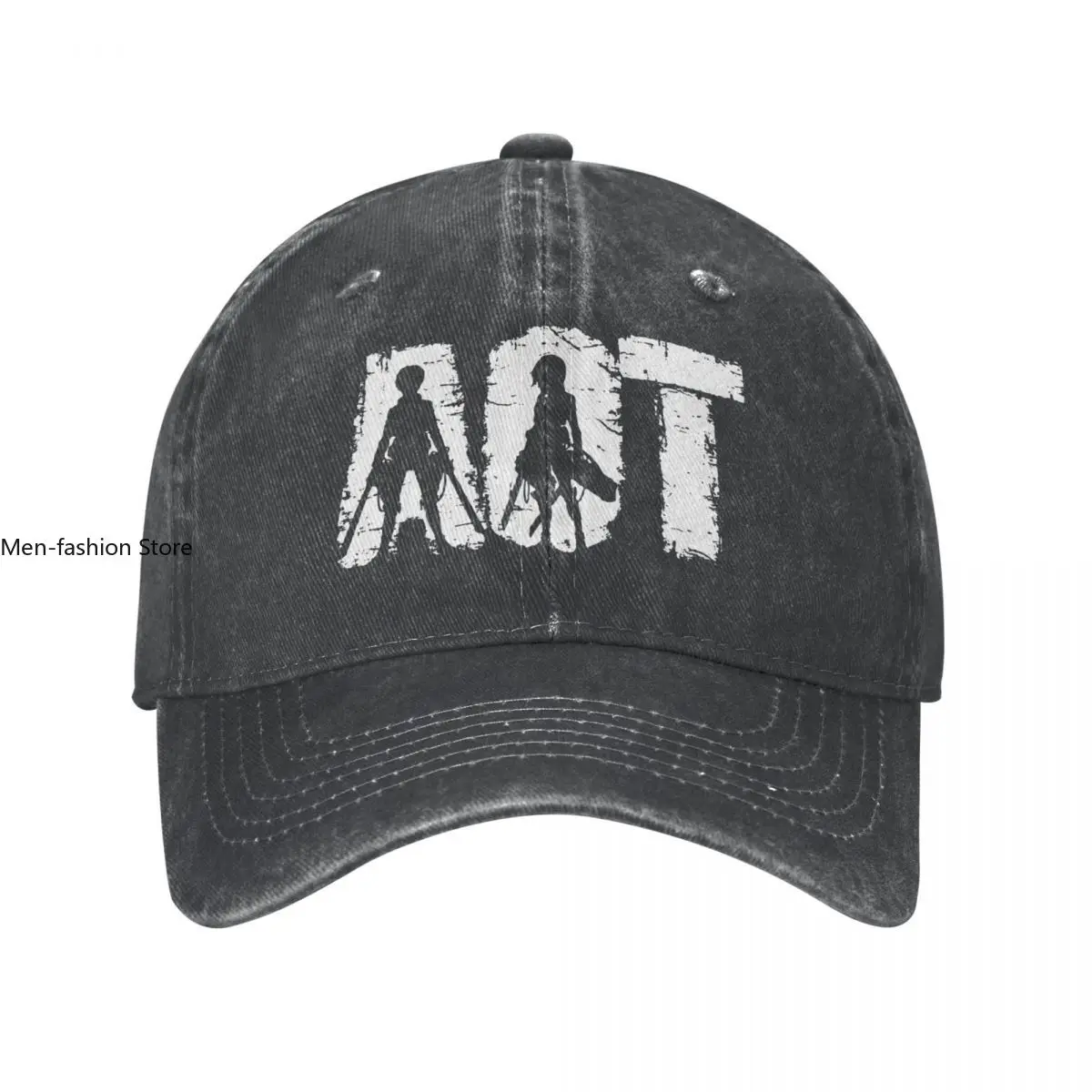 Attack On Titan Killers Baseball Cap Vintage Distressed Cotton Anime Sun Cap Unisex Outdoor Activities Hats Cap