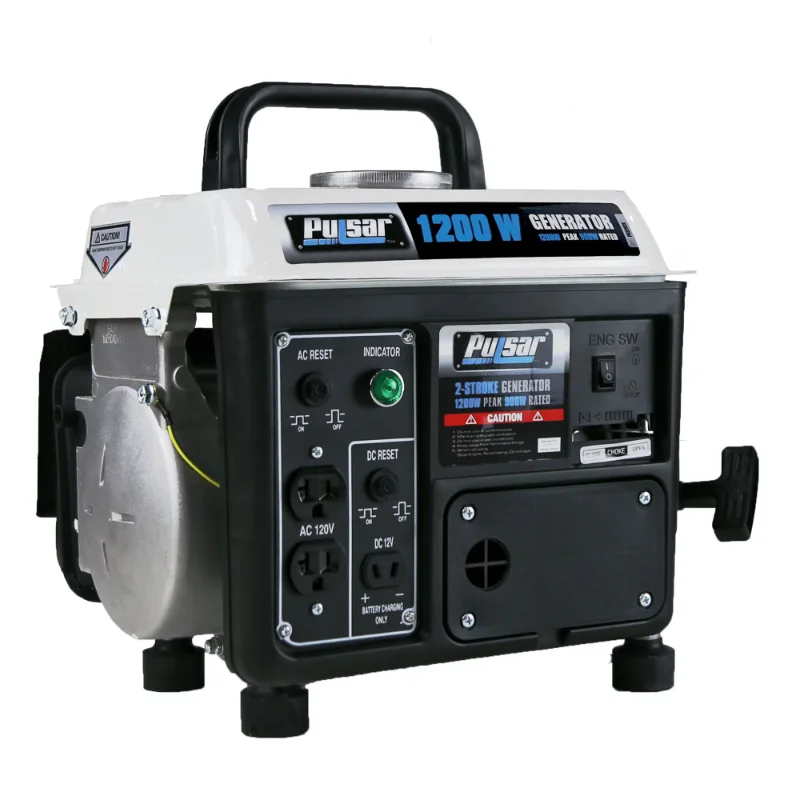 Pulsar 1200W Portable 2-Cycle Gas for Powered Generator