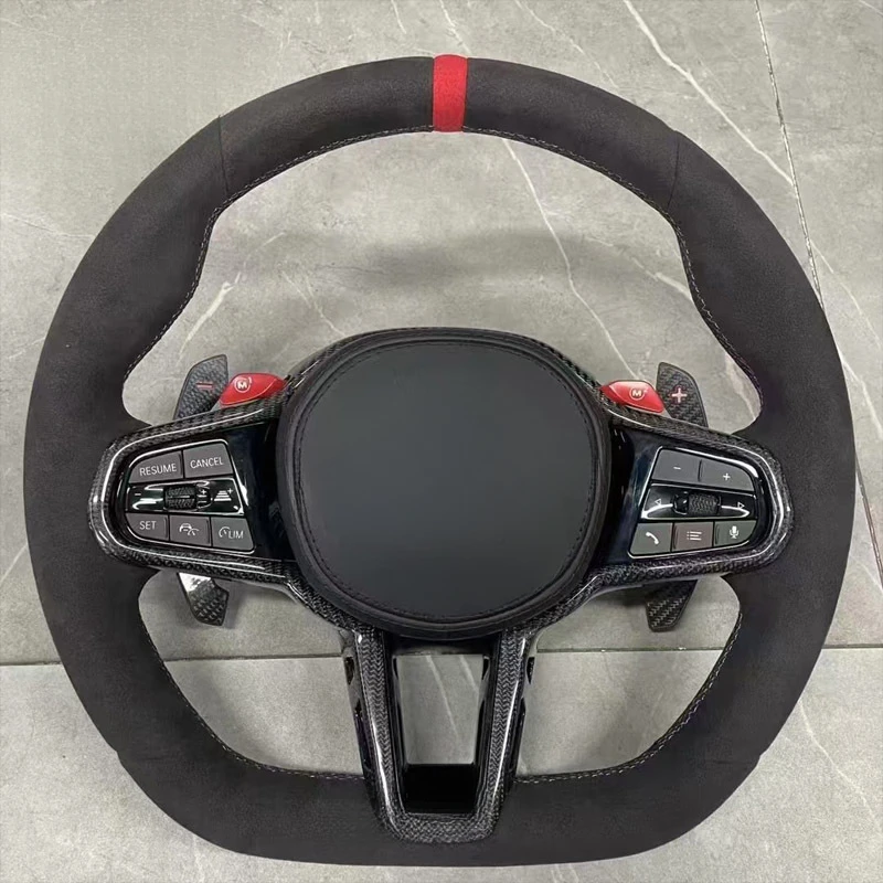For BMW F Chassis G Chassis Modified CS Style Steering Wheel With Horn Shell