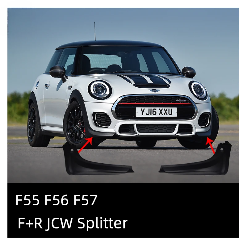 For BMW Mini F55F56F57 Modified GP Package Corner Surround Front Bumper Decoration Protection JCW PRO Turbulence