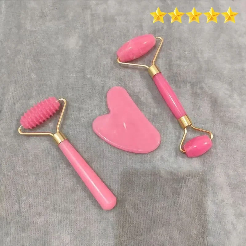 【Hot sales】Juego de Herramientas de belleza de 3 piezas con caja de regalo Facial scraping, essential oil massage stick