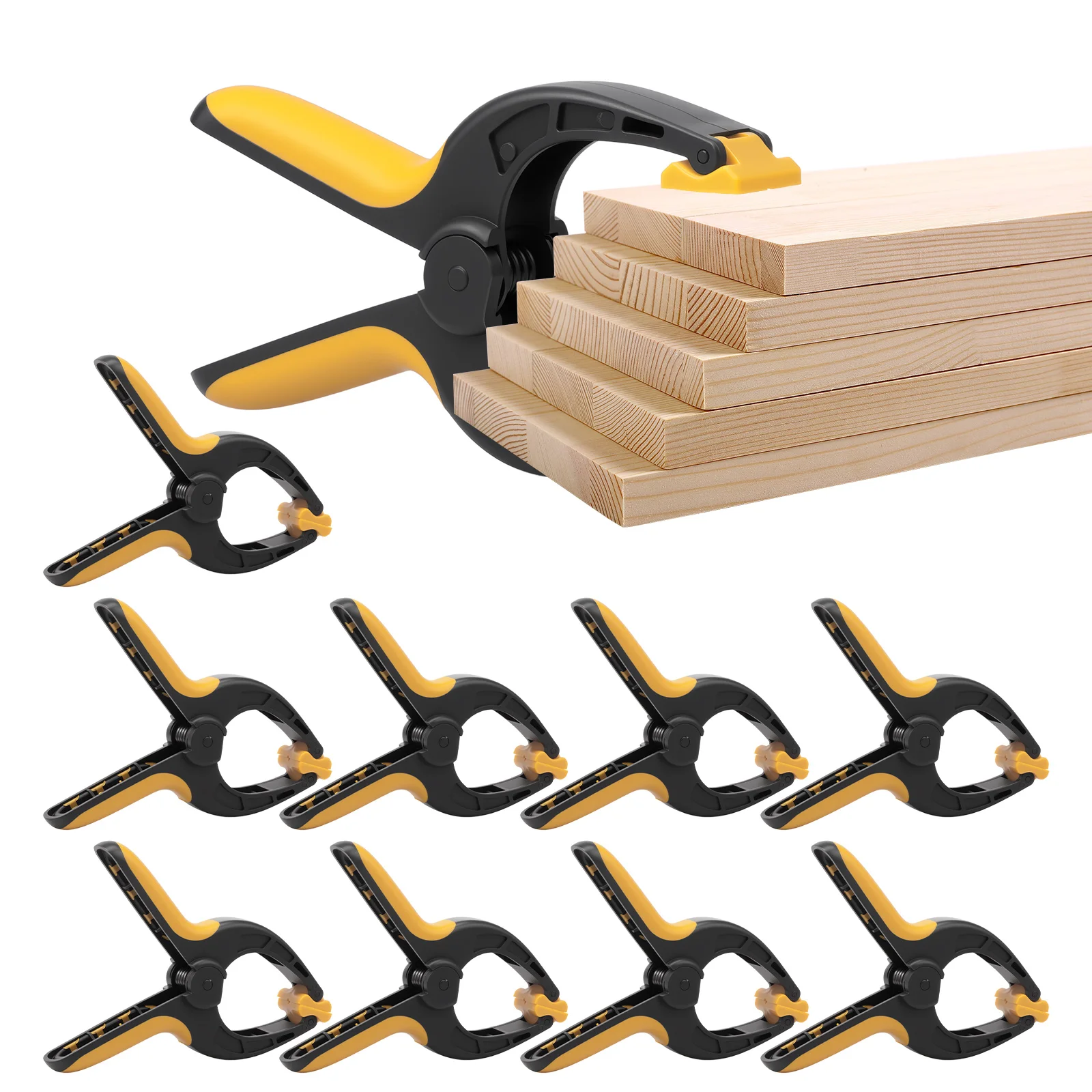 10個入り-マリンボートレールタオルクリップ-防風・二重ロック技術搭載-ポントゥーンボートクリップ-ボート、椅子用タオルクリップ