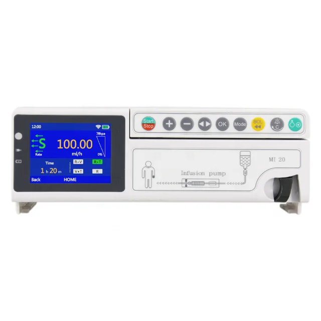 

CE Certified Veterinary Infusion Pump Electronic Volumetric Pump Peristaltic Pump Stackable Touchscreen