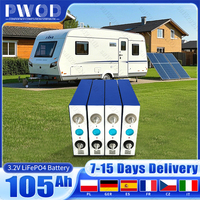 PWOD 3.2V 105AH Lifepo4 Battery Grade A Lithium iron phosphate Cell Rechargeable golf cart batterie For RV EV Boat Camping Cart