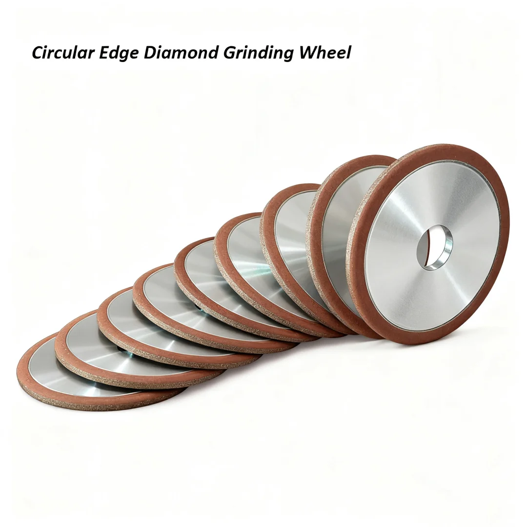 

Grit150 Curved R2~r5mm Resin Grinding Wheel Disc For Grinding Alloy Tungsten Steel Cbn Ceramic Milling Cutter