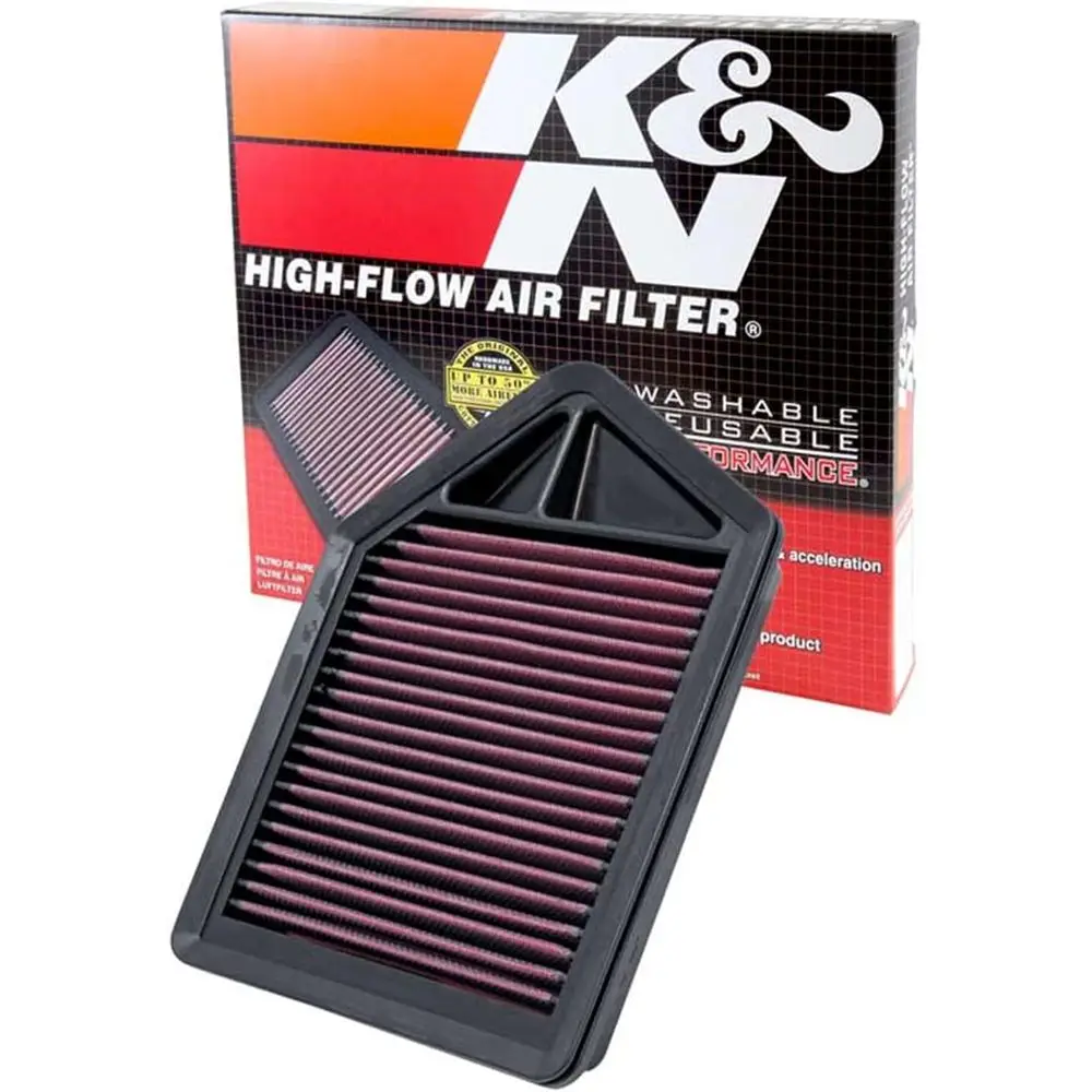 

Оригинальный пожизненный воздушный фильтр двигателя: повышает мощность, моющийся, совместим с CR-V 2010-2012, 33-2437