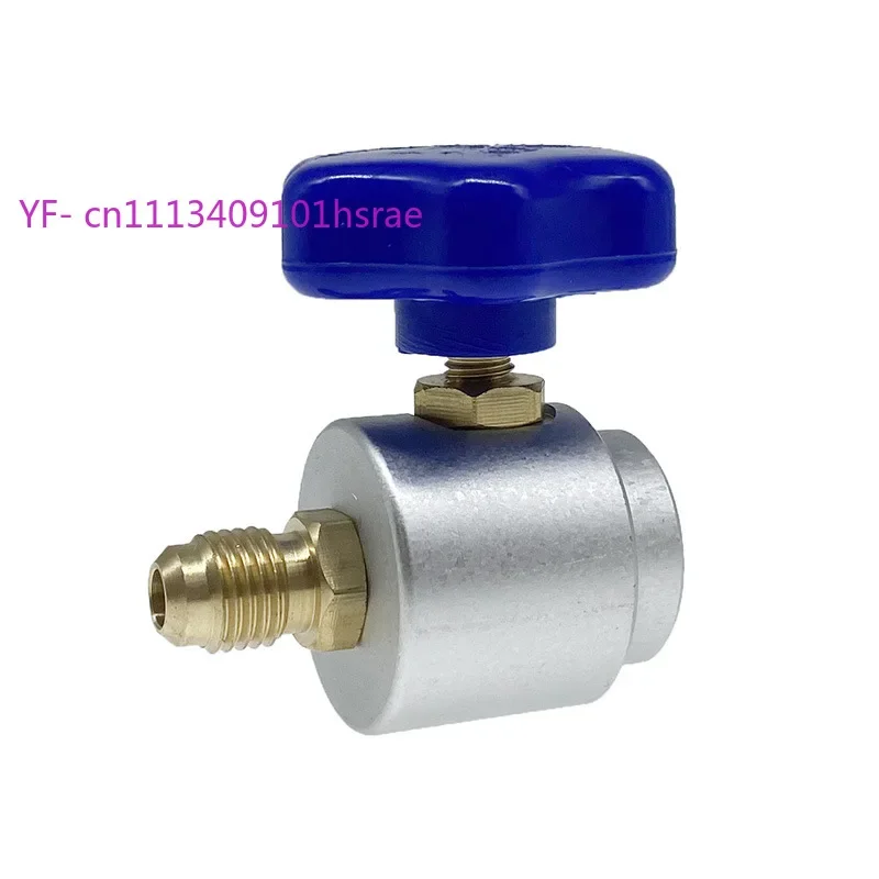 R134A Self Sealing Can Tap Valve, Automotive A/C Refrigerant Freon Charging Hose Accessories