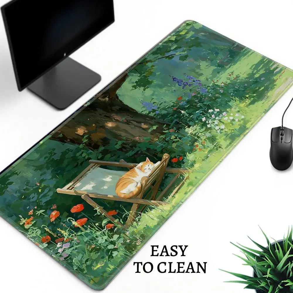 

Ying Mouse Pad Desk Mat Computer Pad 2D Flat XXL XL L M Super Big Large Gaming Mouse Pad with Orange , Large Desk Mouse Mat
