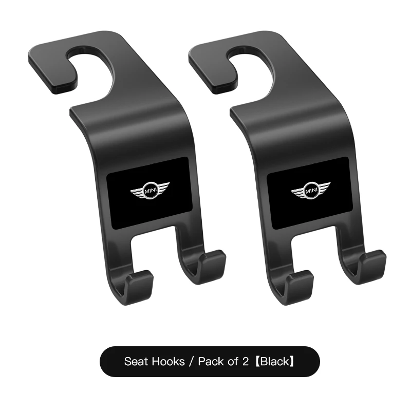 2 Stück Auto-Aufbewahrungshaken Kopfstützenhaken Autositz-Aufhängehaken für MINI Cooper S Works JCW R55 R56 R50 R53 R60 R61 F54 F55 F56 F57 – Detail 10