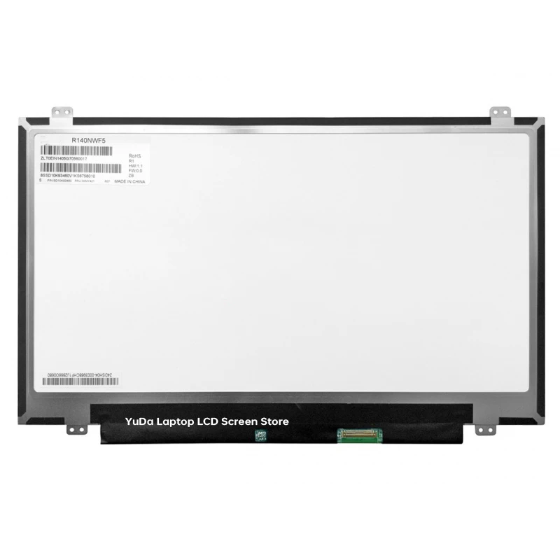 14 Inch Touch Screen B140HAK01.0 NV140FHM-T00 R140NWF5 R1 R140NWF5 R6 LCD Display Matrix Panel Replacement 1920x1080 eDP 40 Pins