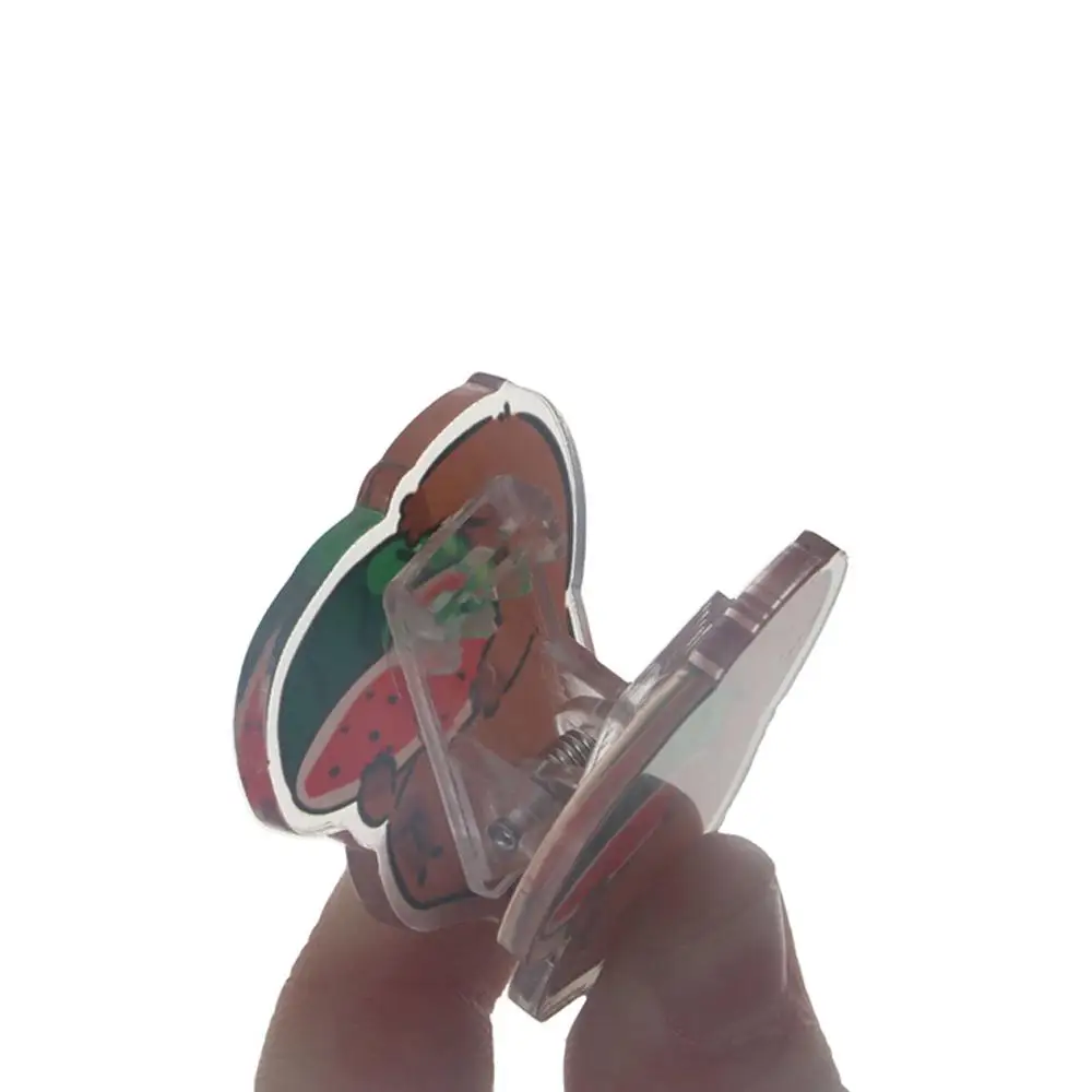 Capybara-Trombone transparent pour enfants, pince-notes de dessin animé portable, trombone en acrylique, marque-page, Ins, PP, Kawaii, étudiant