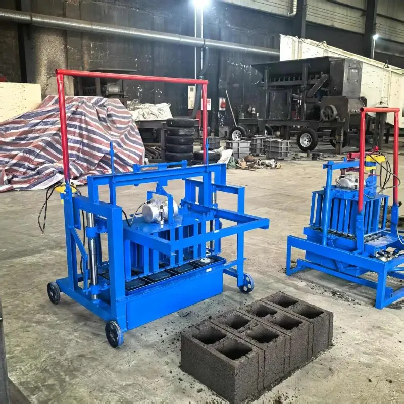 Concrete used by professional small brick making machines