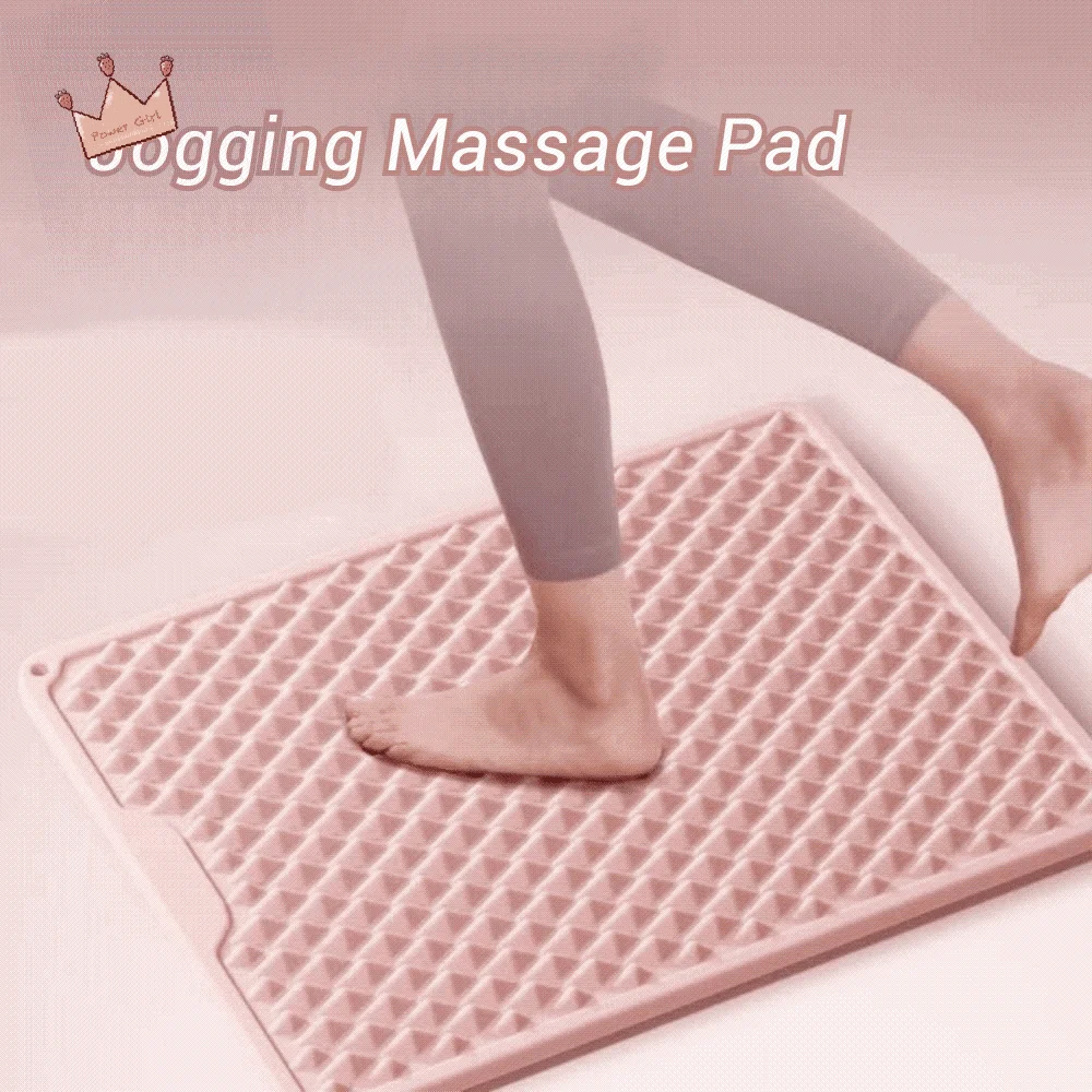 

Silicone Jogging Massage Pad Double-sided Thickened Finger Pressure Board Non-slip Soft Acupressure Board Yoga Mat