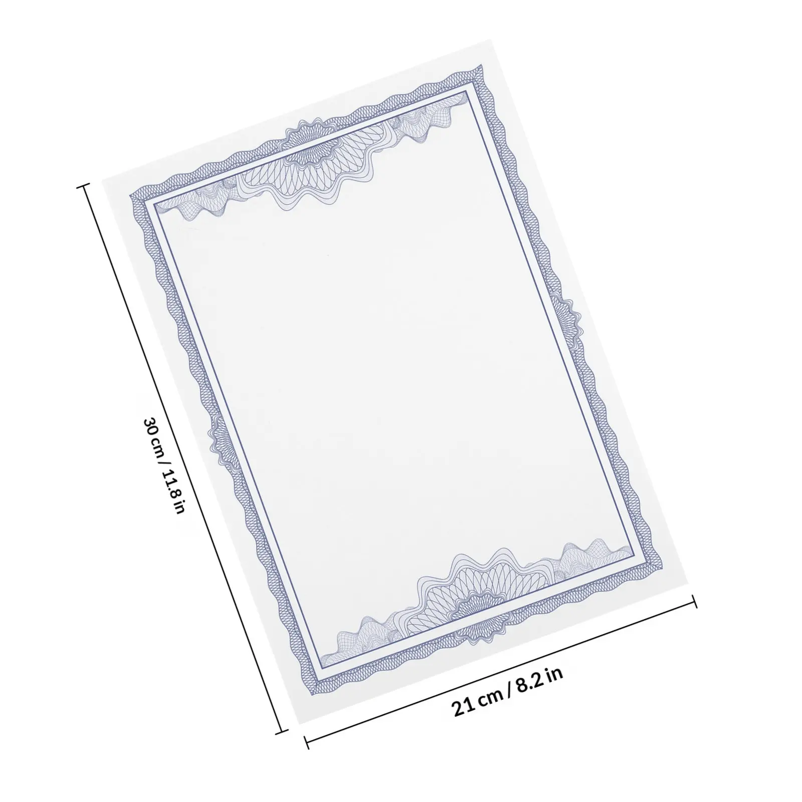 10Pcs A4 Blank Diploma Paper Printable Writable Certificate Paper for Graduation Certificates Sports Awards School