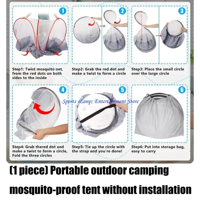 G7NF Einzel Outdoor Camping Mücken Zelt Automatische Offene Tragbare Klapp Zelt – Detail 8
