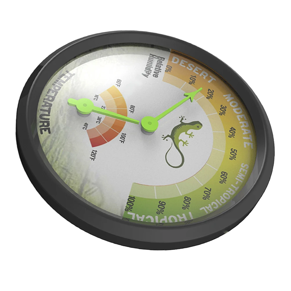 

High Precision Dual Hygrothermograph Mini Thermometers Reptile Terrarium Humidity Measure Devices Temperature Meter Pet Supplies