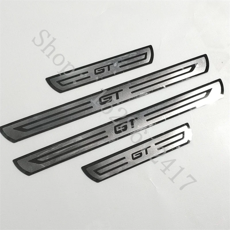 For MG MG GT 2022 2023 2024 Stainless Sticker Door Sill Car Door Cover Outside door sill protector Plate Accessories