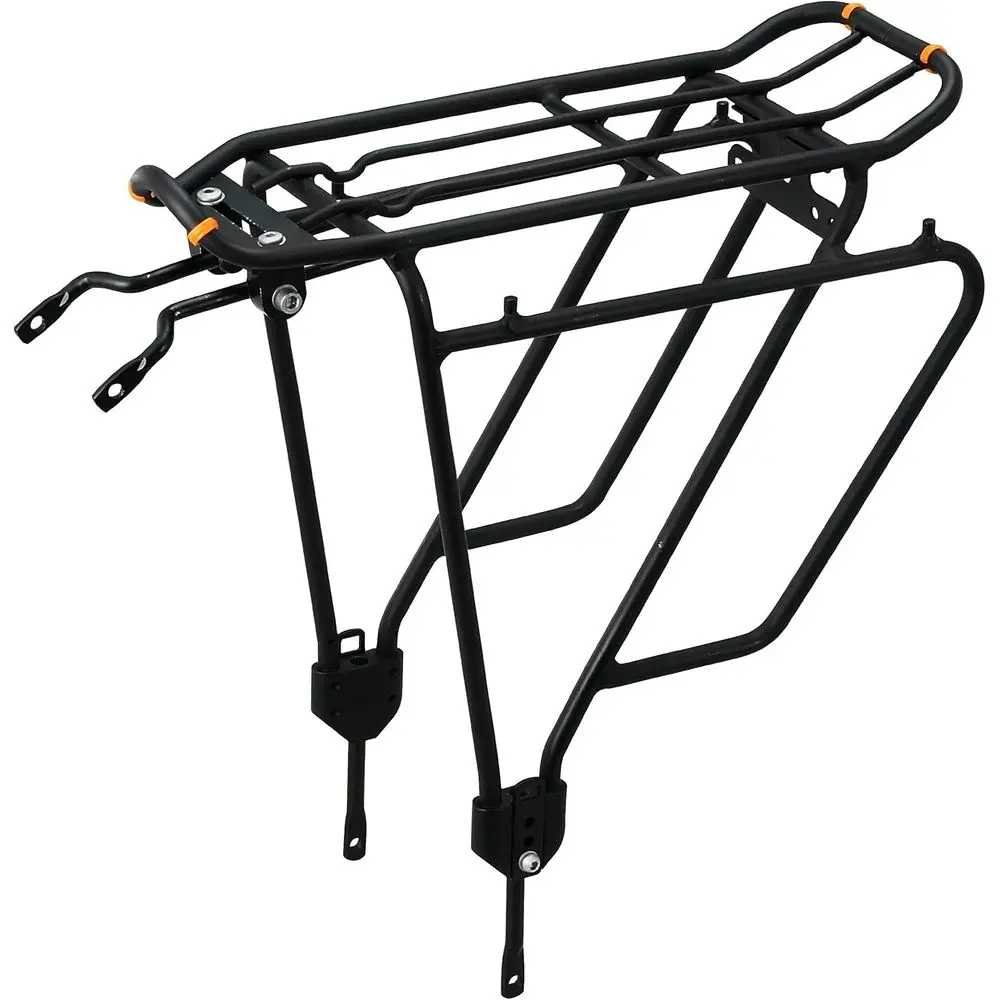 

Universal Disc/Non-Disc Bike Rack for Touring, Fits Fat Tires, Adjustable for 26-29 Frames