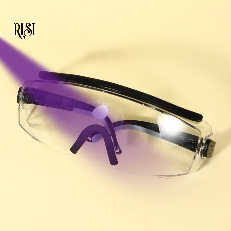 RISI Professional UV Lash Glue Adhesive Glass For Eyelash Extensions Block 400 UV Eyelash Glue Light Glass Lash UV Glue Glasses