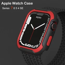 Capa para apple watch série 4 5 6 se 7 para apple watch 45mm 41mm 44mm 40mm acessórios iwatch para apple watch