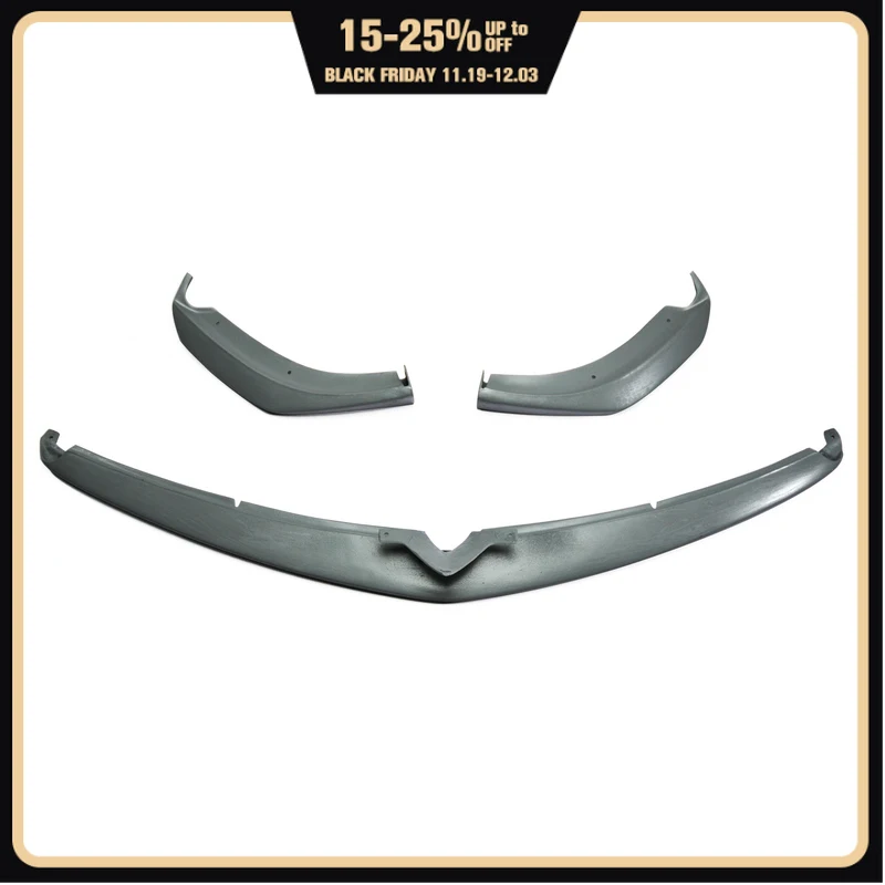 

Car Accessories TK Style FRP Fiberglass Front Lip 3pcs Fiber Glass Bumper Splitter Racing Kit Fit For Mazda RX8 Late 09-12