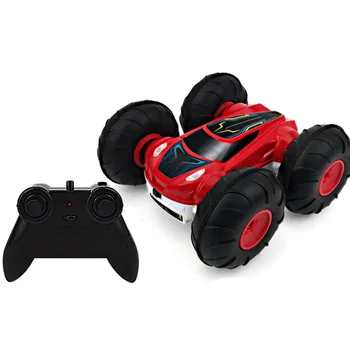 1:24 Rc car cool boy Mini stunt car wireless remote control double-sided 360 degree rotation 2.4g flip model children's toys