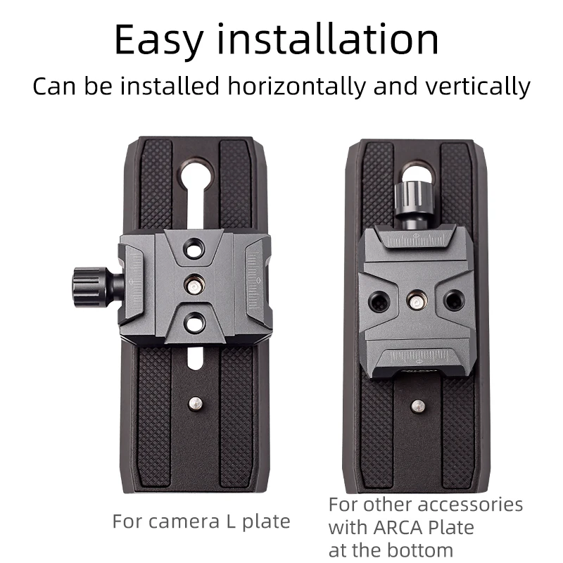 XILETU QR40S ARCA Universal SC Quick Release Clamp for DJI Ronin S/Ronin SC and ZHIYUN Crane Series / Weebill S Gimbals 2506