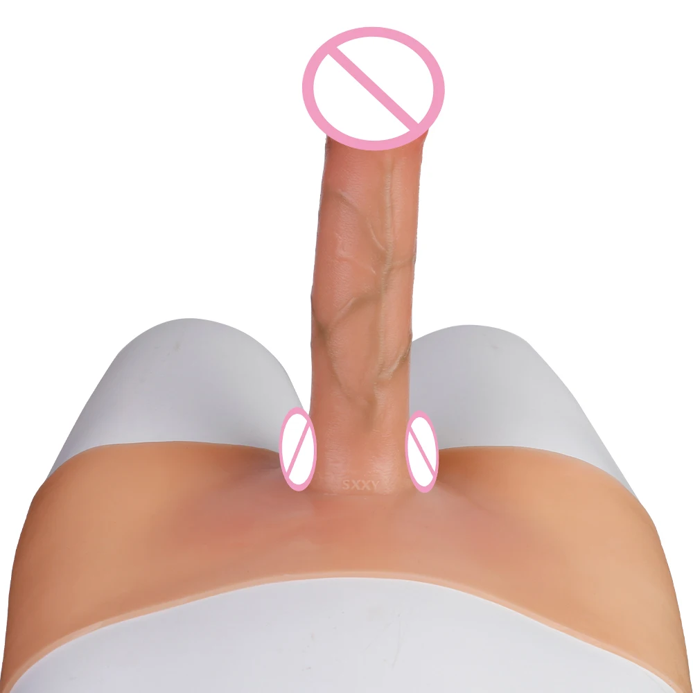 Realistic Wearable Dildo Women Soft Silicone Fake Penis Anal Pants G-spot Stim Lesbian Adult Toy Body-safe Flexible Pleasure view 3