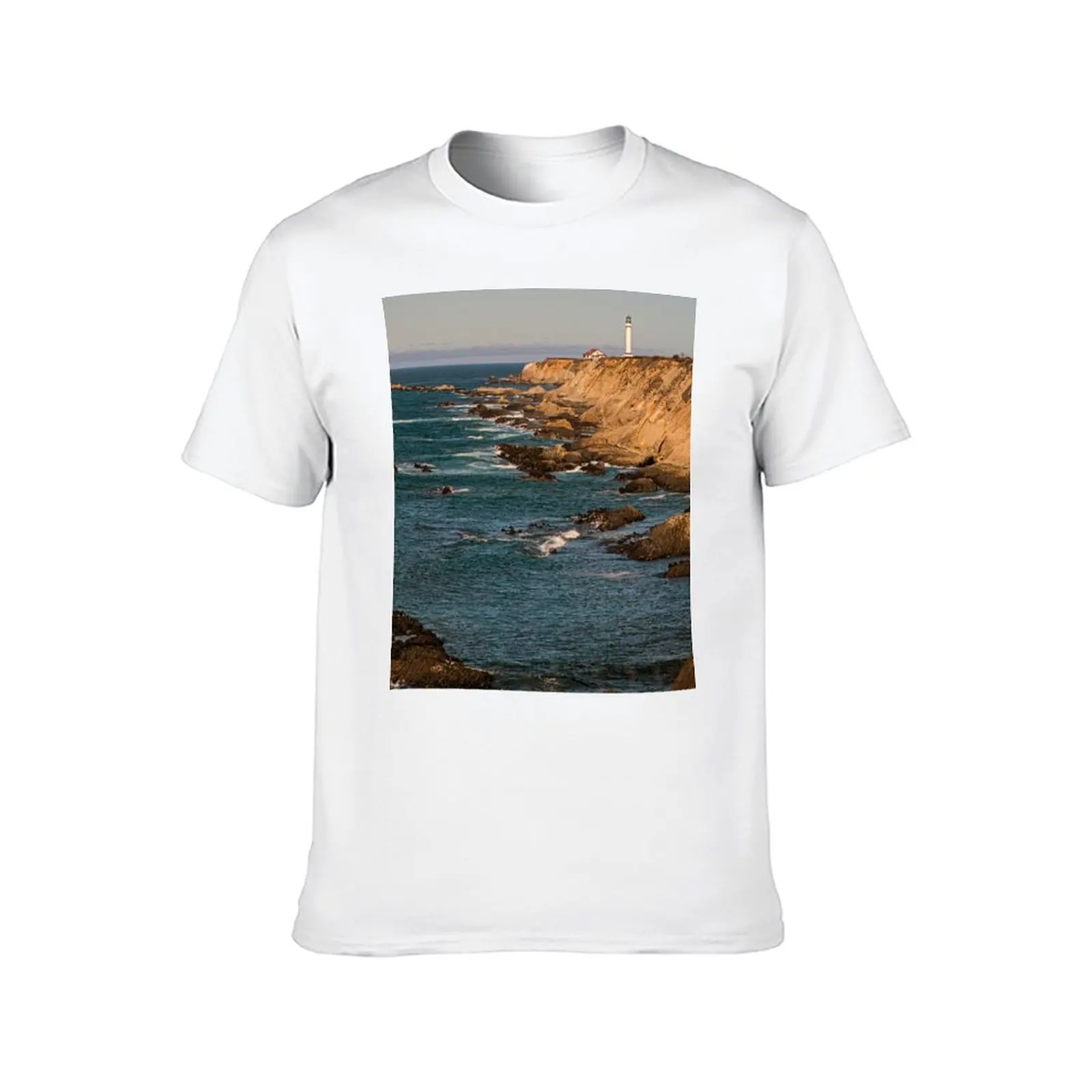 Point Arena Lighthouse T-Shirt blacks basketball graphic tees boys whites mens graphic t-shirts big and tall