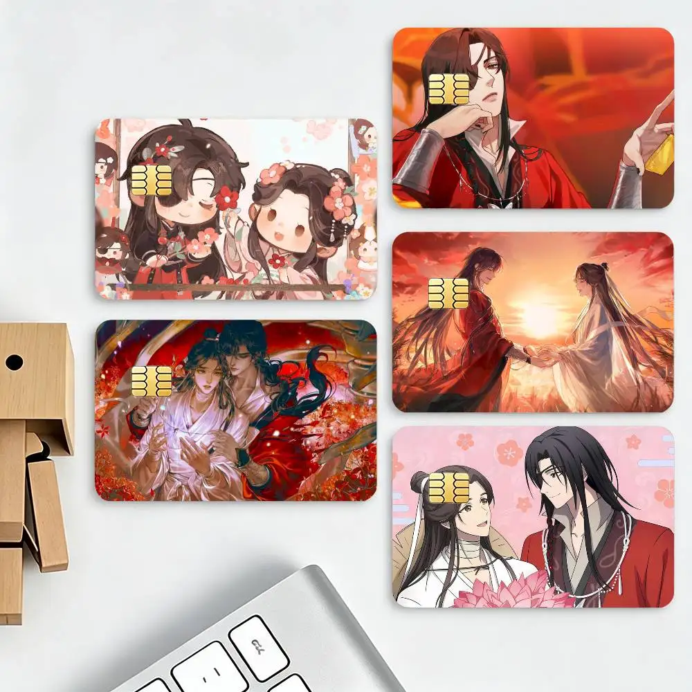 Heaven Officials Blessing HD Credit Card Stickers Game Card Decal Small Chip Waterproof Sticker Gift Decor