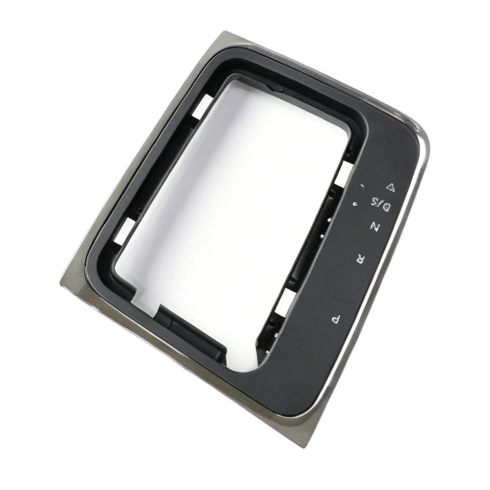 Interior Console Cover Auto Gear Frame Bracket For Daily Driving Bright Silver Sleek Modern Design Easy Replacement