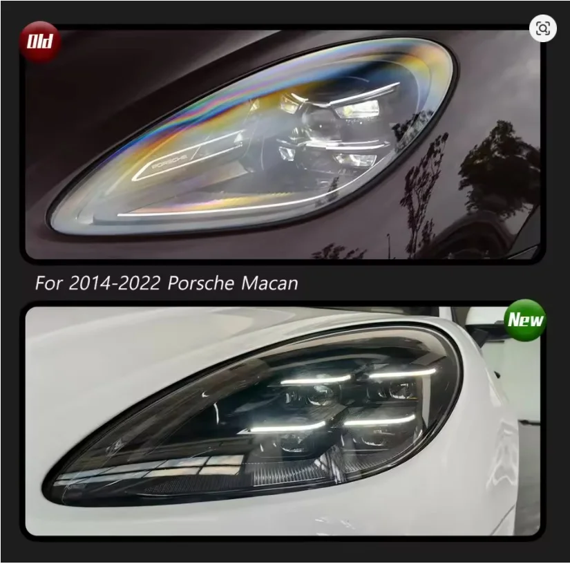 Suitable for 2014-2020 Porsche Macan 95B.1. Modify with the High-End LED Headlight Assembly of 2025 Model.
