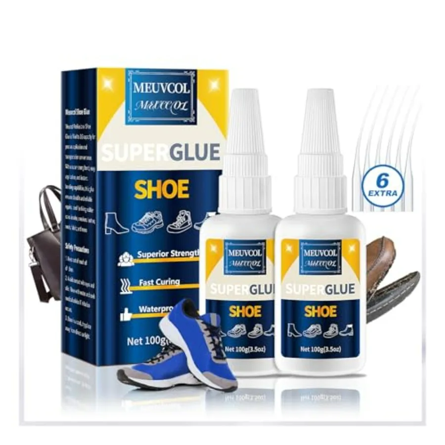 for Heavy Duty, Clear Sole Repair Kit, Waterproof Sneaker for Soles, Boot, Leather, Heels, Tennis, Strong Boot Fix Glue, Insole