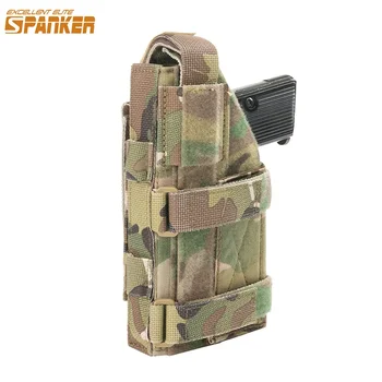 Tactical Left Hand Gun Holster Glock 17/18/19 Gun Case Adjustable Pistol Holster Mag Pouch Outdoor Hunting  Accessories