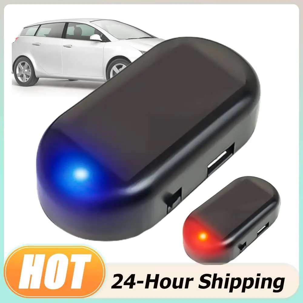 

Car Led Solar Powered Security Light Warning Dummy Alarm Wireless Anti-theft Caution Lamp Decorative Strobe for Auto and Outdoor