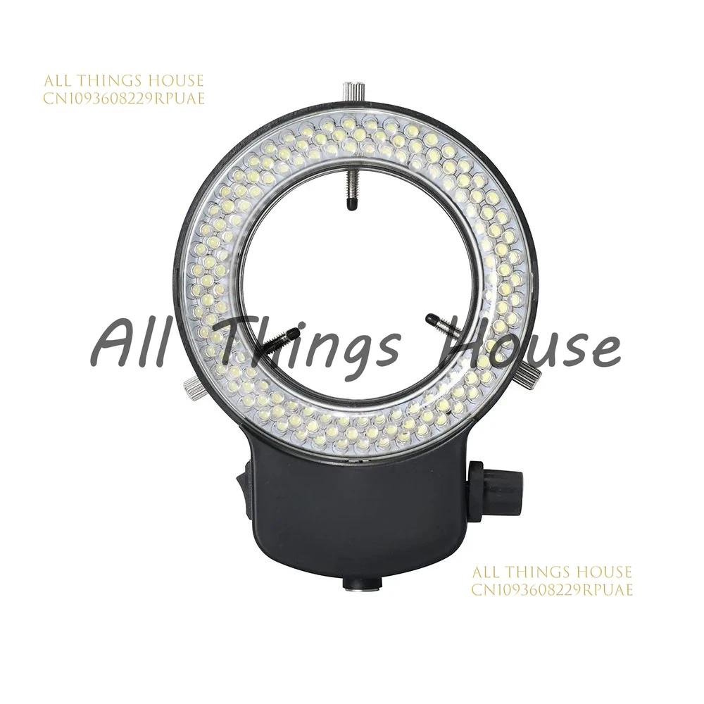 قابل للتعديل مصدر ضوء المجهر LED مصباح مصمم على شكل حلقة مصدر الضوء الصناعي 144 حبيبات مصباح مستديرة متفاوتة الأحجام 63 مللي متر MIC-209 الظل الشفاف بالكامل #4